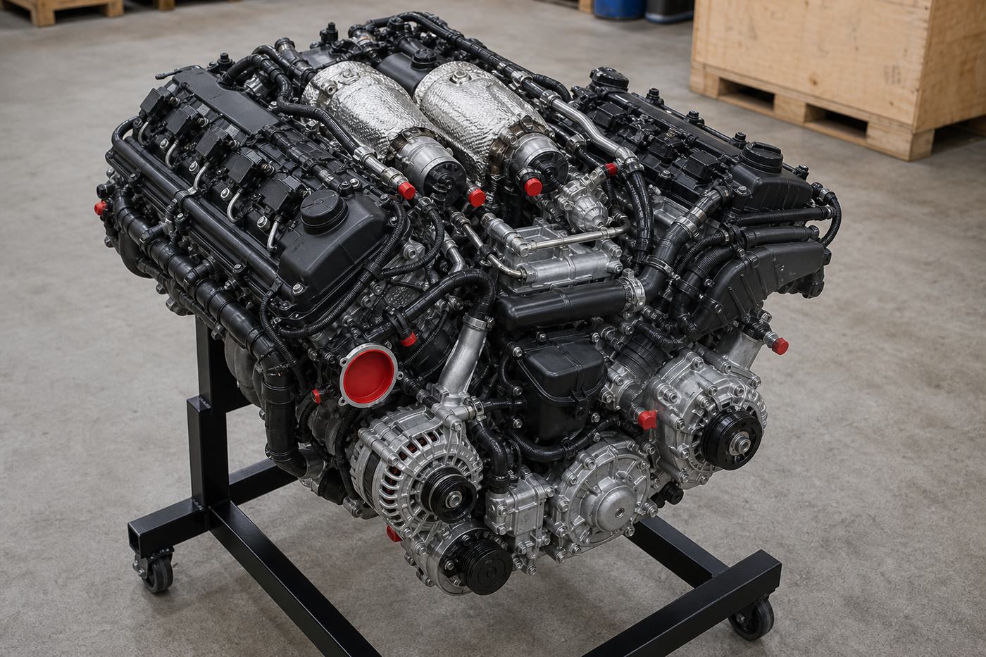 Land Rover Defender 90 1983 M57D25 163 hp Long block, R380 5-speed, BMW E39 530d, LHD photo 1