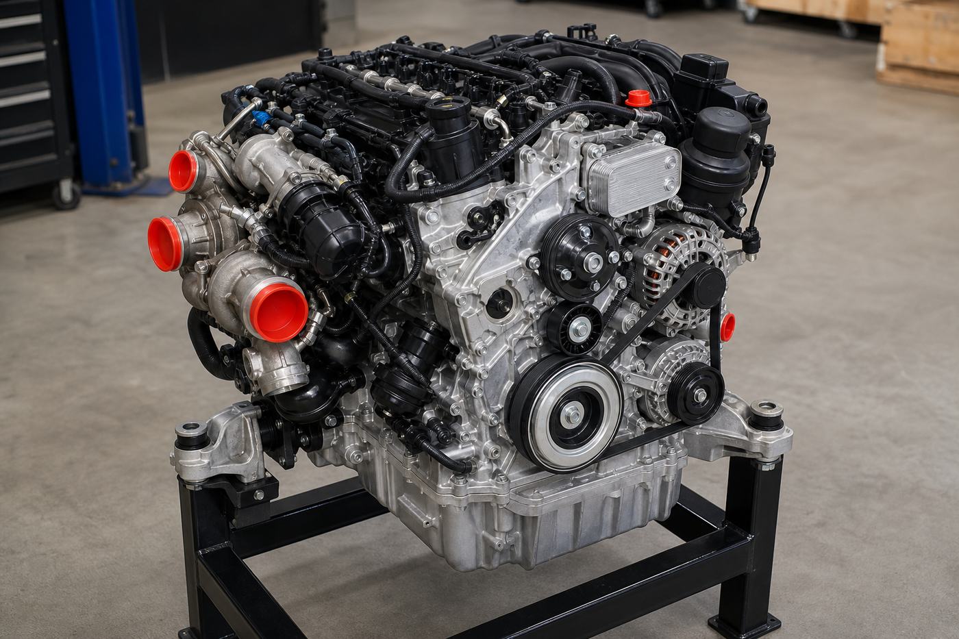 Land Rover Defender 110 1983 M57D25 163 hp Long block, R380 5-speed, BMW E39 530d, LHD photo 1